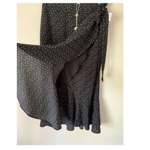 NWT Max Studio | Polka dot wrap skirt (M)